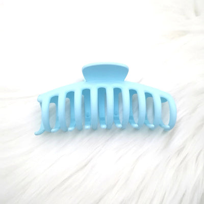 Women's Basic Solid Color Resin Hair Claws