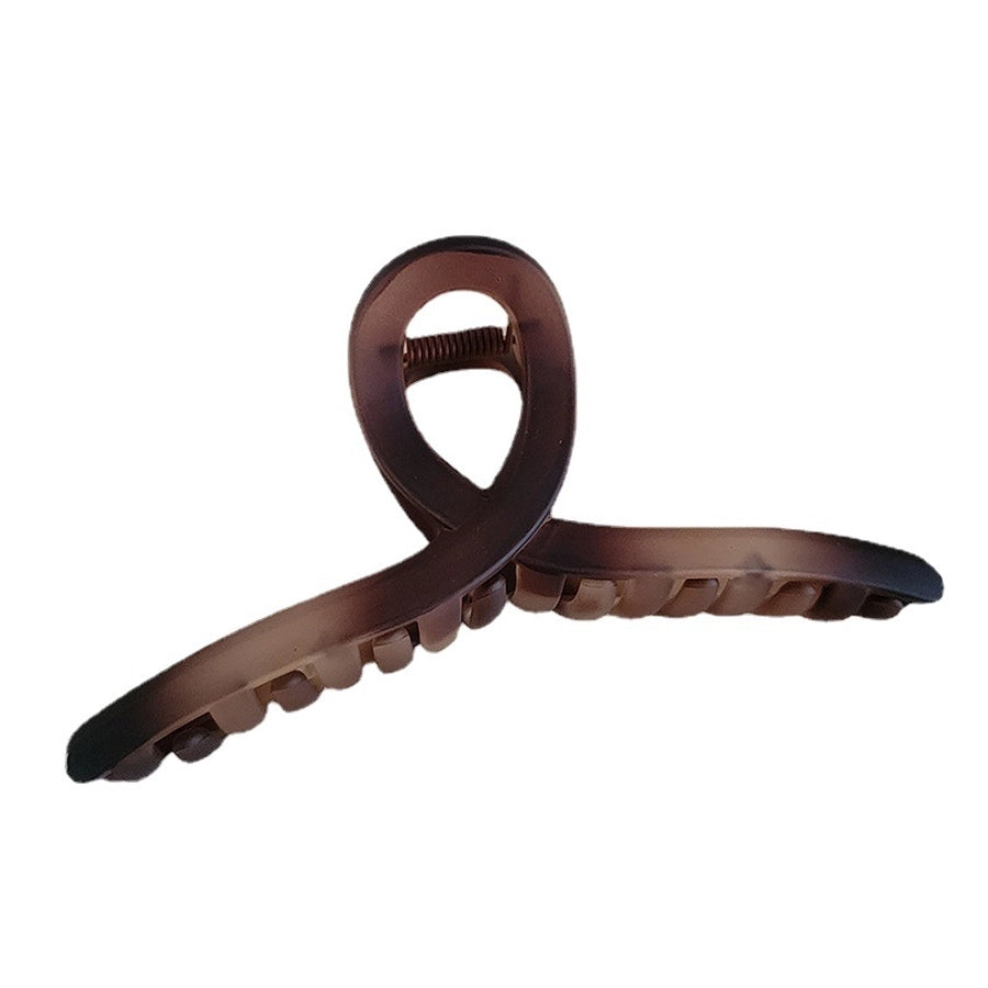 Korean-style Bright Face Non-scratch Disc Hair Clip Women's Large Frosted Elegant Shark Clip Back Head Hairpin Headwear Hair Clip