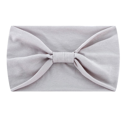 fashion plaid bow knot cloth pleated hair band 1 piece