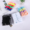 Women's Simple Style Solid Color Nylon Rib-Knit Hair Tie