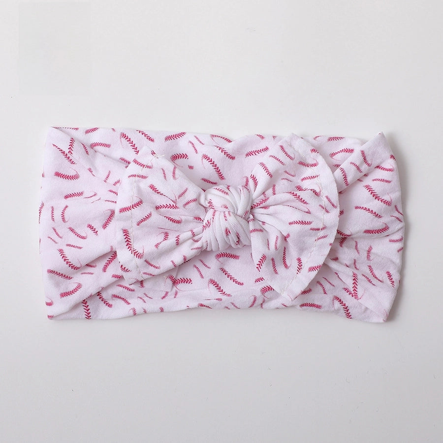 New  children's headdress jacquard soft hair tie bow hair band baby newborn headband baby hair band