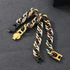 Vintage Style Geometric 304 Stainless Steel 18K Gold Plated Unisex Bracelets