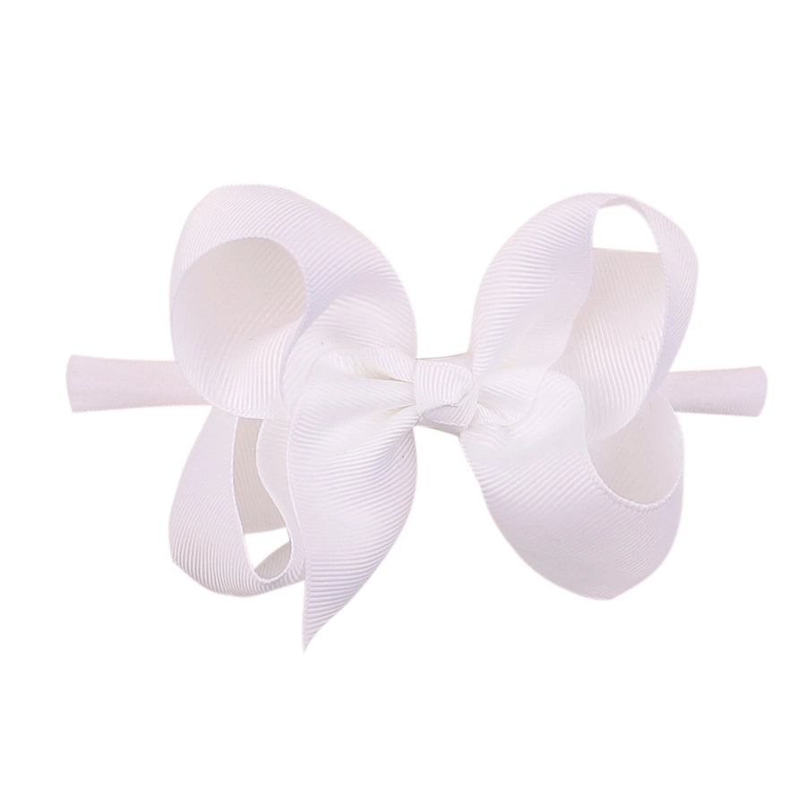 2337 20 color bubble flower headband new children bow nylon hair band  baby hair accessories