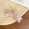 Women's Elegant Color Block Acetic acid sheets Bowknot Hair Claws