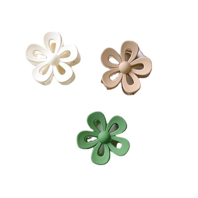 fashion flower plastic hair claws 1 piece