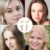 1 Set Nose Rings & Studs Y2K Shiny Star Butterfly Lightning 201 Stainless Steel Copper Inlay Zircon Nose Rings & Studs