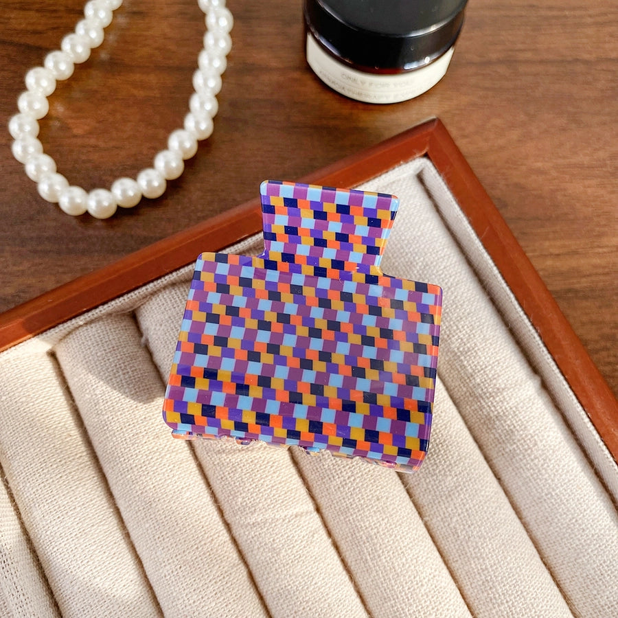 Women's Simple Style Classic Style Color Block Arylic Hair Claws