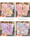 Children's Cute Flower Rubber Band Hair Band Set Baby Do Not Hurt Hair Elastic Good Girls Baby Hair Rope Hair Accessories Women