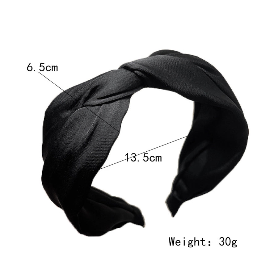 women's simple style geometric satin hair band