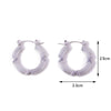 1 Pair Simple Style Geometric 304 Stainless Steel 18K Gold Plated Earrings