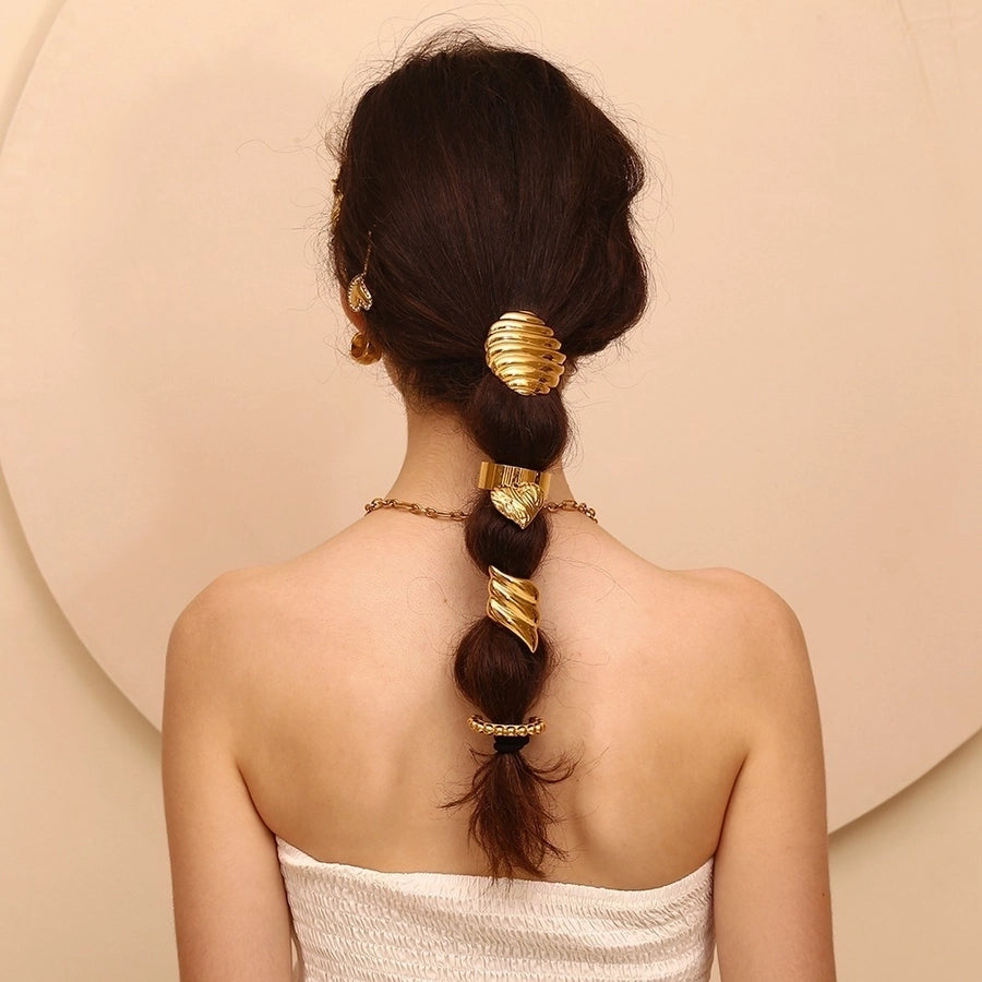 Women's Casual Simple Style Wings 304 Stainless Steel Hair Tie