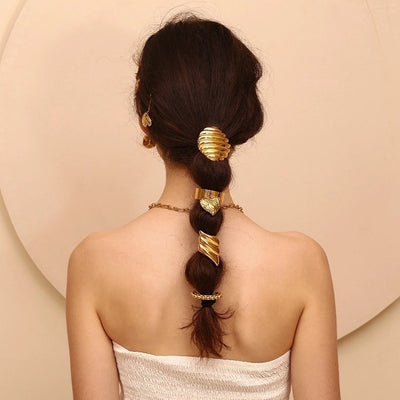 Women's Casual Simple Style Wings 304 Stainless Steel Hair Tie