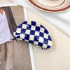simple style lattice pvc hollow out hair claws