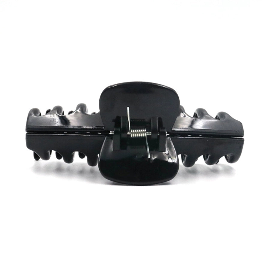 New Korean Style Simple Large Size Frosted Elastic Paint Keel Clip Back Head Shark Clip Grab Clip Hair Shower Hairpin