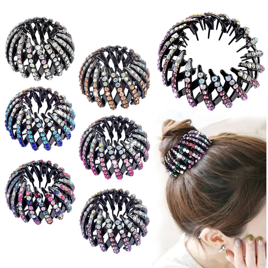 Women's Casual Simple Style Geometric Plastic Rhinestones Hair Clip