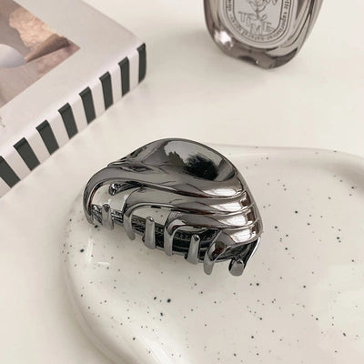 Women's Casual Simple Style Solid Color Alloy Hair Claws