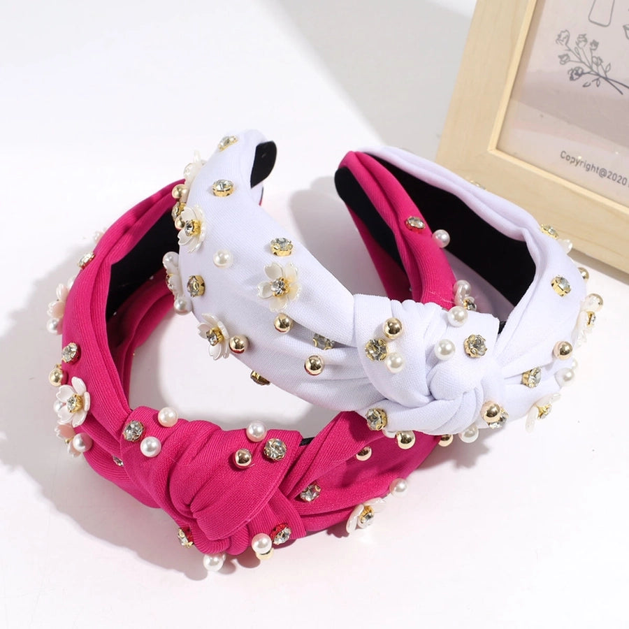 Women's Vacation Simple Style Solid Color Cloth Hair Band