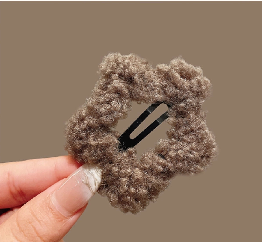 Women's Cute Star Cloth Star Hair Clip