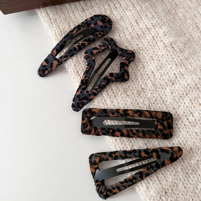 Women's Simple Style Classic Style Color Block Plastic Resin Hair Clip