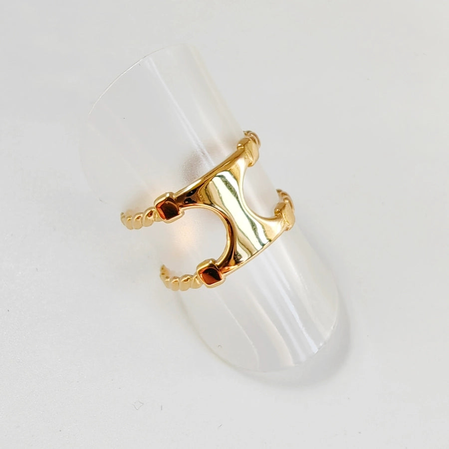 Jewelry Vintage Style Simple Style Wings Fish 304 Stainless Steel Plating Open Rings