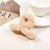 japanese style solid color plastic handmade hair claws 1 piece