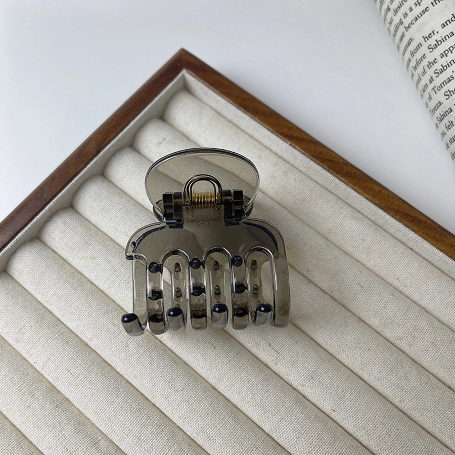 Women's Simple Style Geometric Plastic Resin Handmade Hair Claws