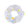 korean simple mesh daisy hair scrunchies