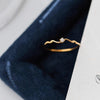 Jewelry Lady Geometric Titanium Steel Zircon Inlay Rings