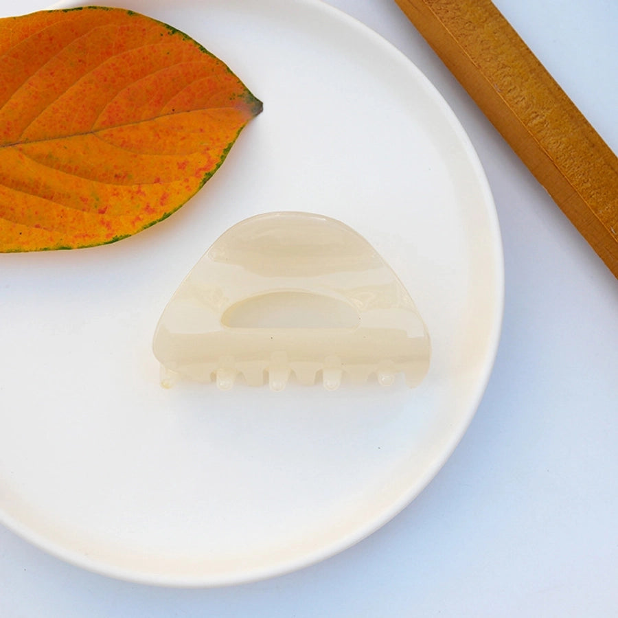 fashion tortoiseshell hollow semicircle hair clip simple hairpin