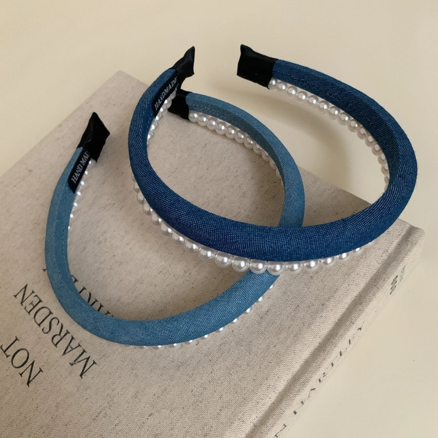 Women's Elegant Simple Style Solid Color Cloth Hair Band