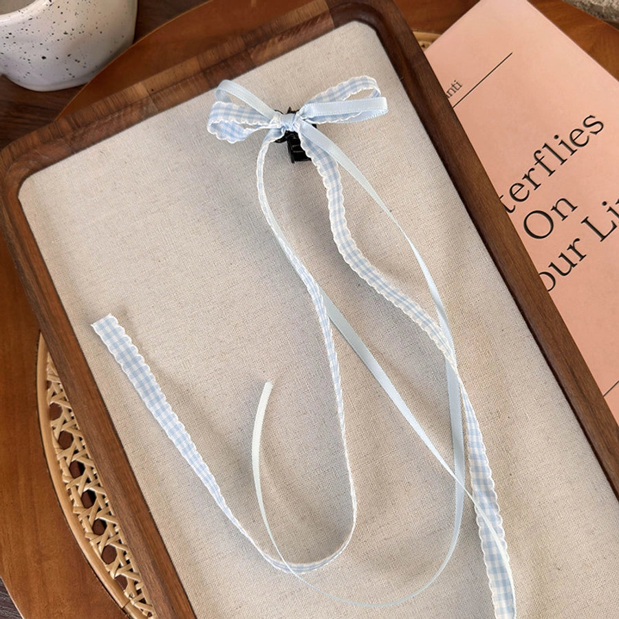 Women's Cute Lady Sweet Bow Knot Cloth Hair Clip