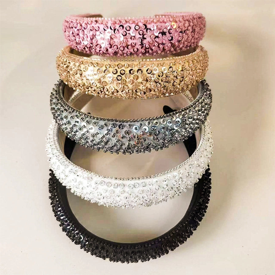 Women's Simple Style Solid Color Polyester Hair Band