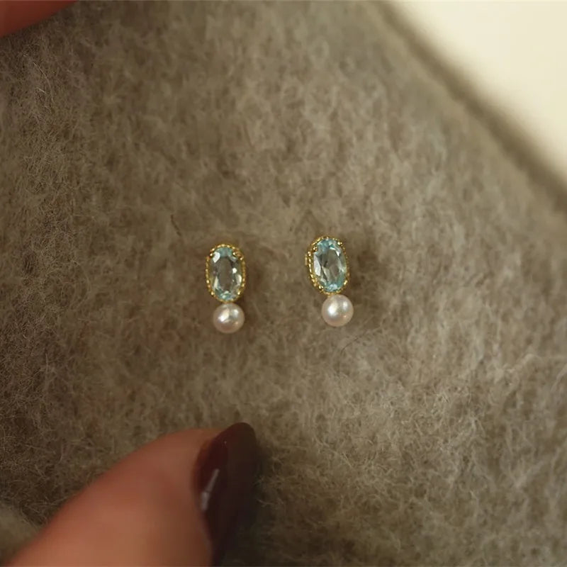 1 Pair Elegant Lady Geometric Heart Shape Plating Alloy Drop Earrings Ear Studs