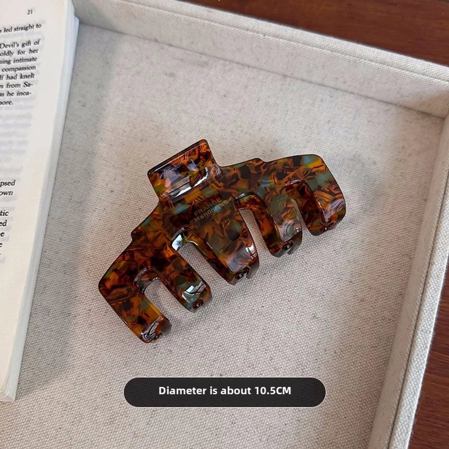 Korean Super Fairy High-end Acetic Acid Large Grab Clip Elegant Internet Celebrity Elegant Shark Clip Fashionable Simple Back Head Hairpin