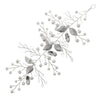 elegant princess lady flower artificial crystal artificial pearl hair band
