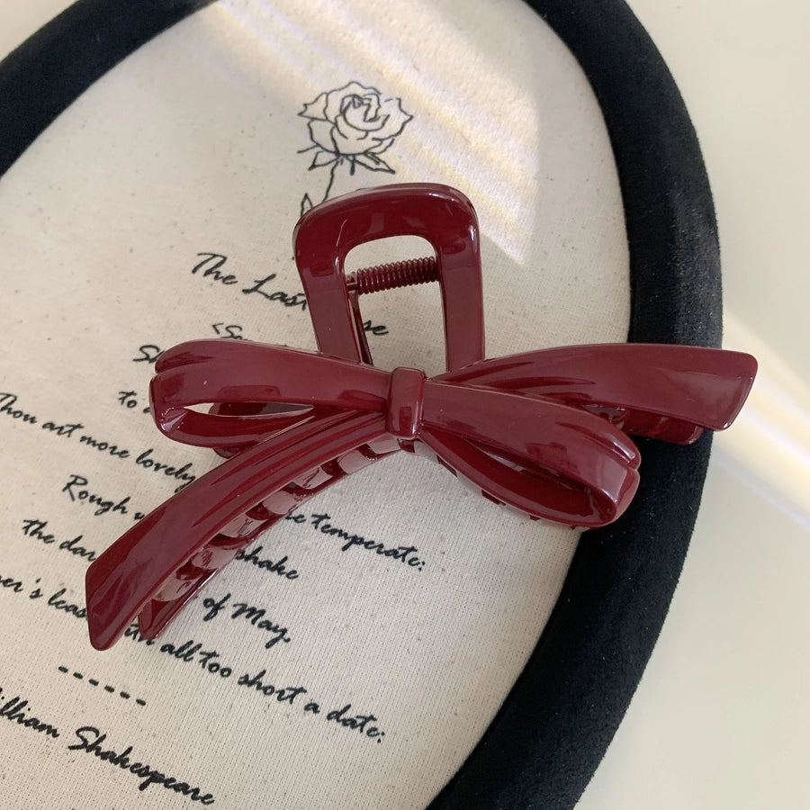 Women's Elegant Streetwear Bow Knot PS Hair Claws