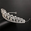 Baroque Queen  Large Crown Pearl Rhinestone Hair Accessories Bride Crown European Style Wedding Princess Crown Headwear