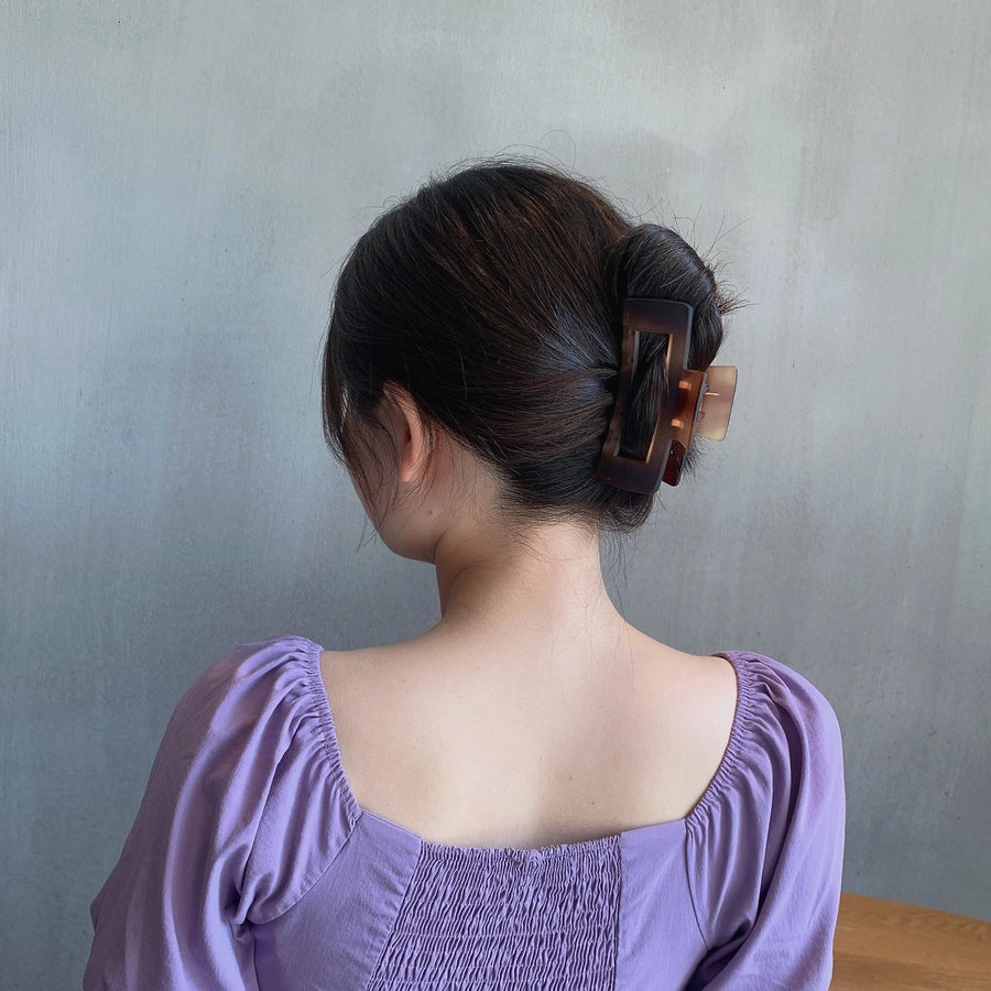 retro acrylic swuare hairpin