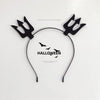 Halloween IG Style Women's Pumpkin Tree Bat Plastic Hair Band