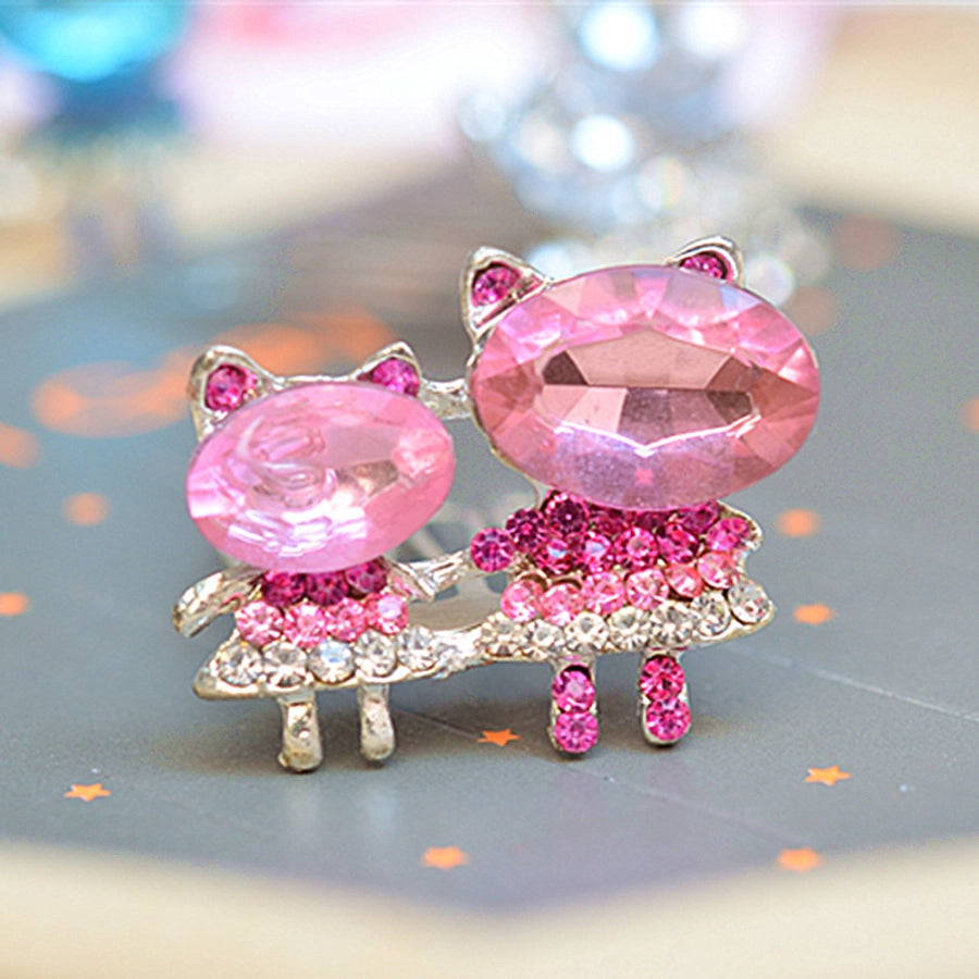 fashion crown gauze epoxy inlay rhinestones hair clip hair band 1 piece