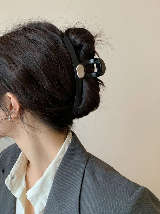 Super Good texture matte metal hair grip large hair volume large hair clip female  new shark clip high-grade hair clip