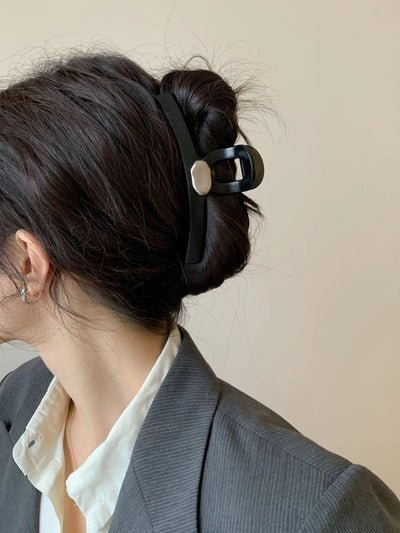Super Good texture matte metal hair grip large hair volume large hair clip female  new shark clip high-grade hair clip