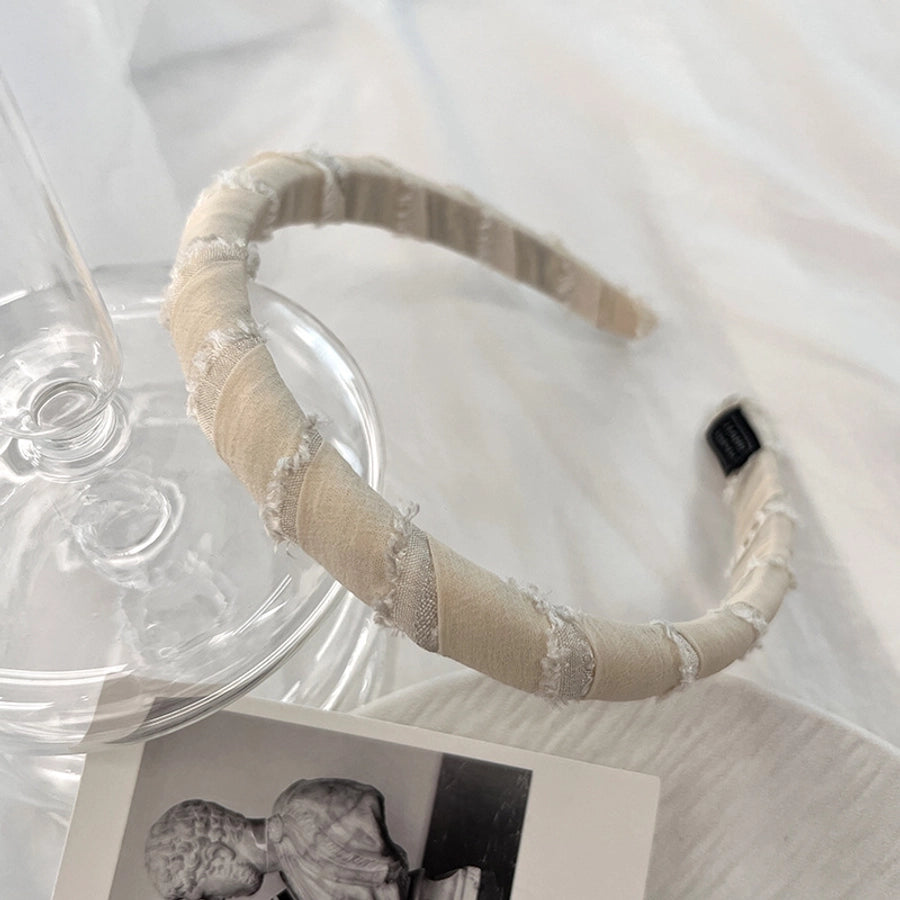 Women's Casual Simple Style Solid Color Cloth Handmade Hair Band