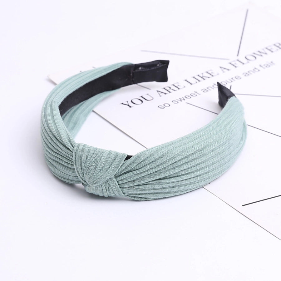 fashion solid color cloth handmade hair band 1 piece