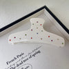 Simple Style Classic Style Solid Color Acetic acid sheets Inlay Rhinestones Hair Claws 1 Piece