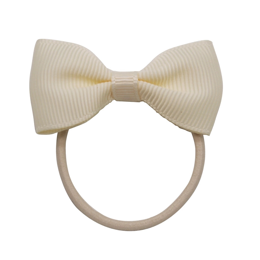 children's jewelry bow hair ring  thread belt hair accessories rubber band solid color girl small rubber band headdress