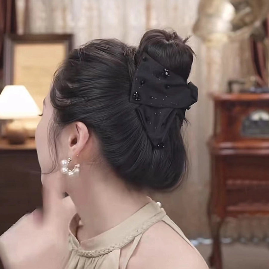 Women's Elegant Luxurious Sweet Triangle Beads Hair Claws