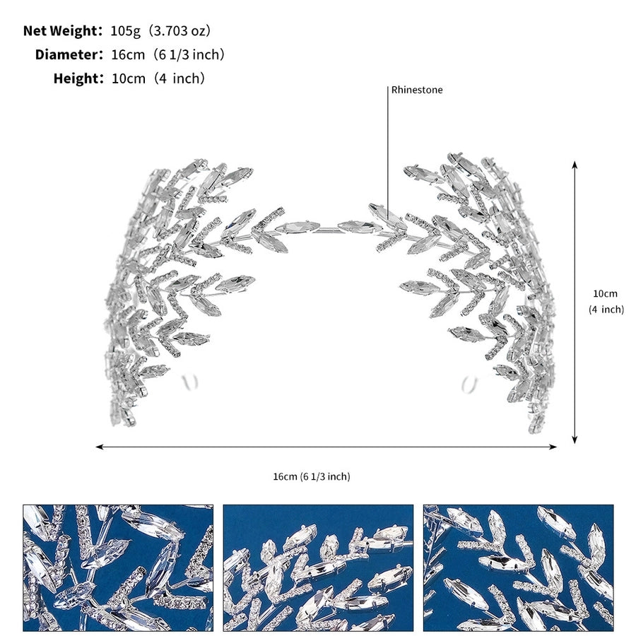 Women's Exaggerated Shiny Geometric Rhinestone Inlay Rhinestones Hair Band