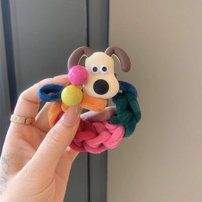 Women's Sweet Color Block Arylic Hair Tie