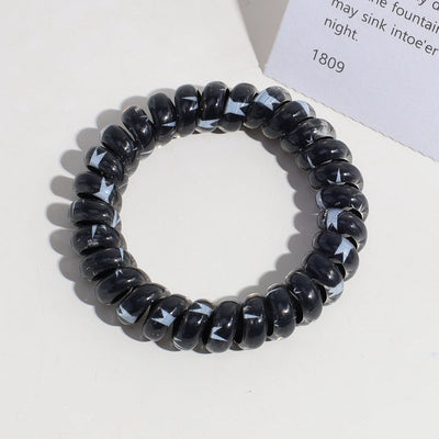 cute star plastic hair tie